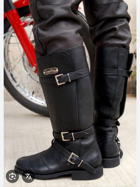 gasolina Other - GASOLINA Classic Motorcycle Boots  Size 9US